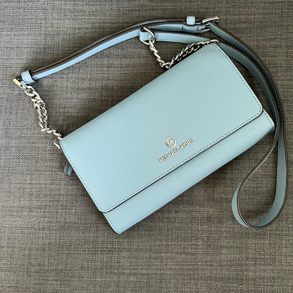 NWT MICHAEL KORS LARGE PHONE CROSSBODY WALLET CLUTCH WEIST BAG FANNY PACK